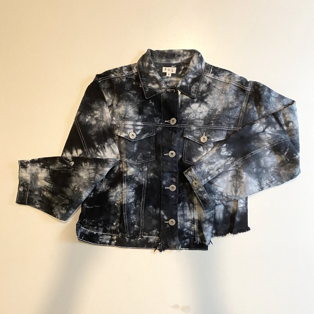 Black Tie-Dye Jacket